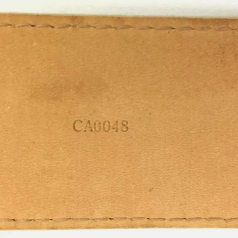 LOUIS VUITTON DAMIER AZUR INTRALES LV SAINT TULLE WHITE MENS BELT /N2483 - Picture 9 of 10